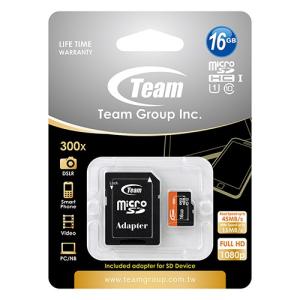 マイクロSD 16GB MicroSD  ゆうパケット発送 代引き不可 TeamJapan MicroSDHC メモリーカード 16GB class10 UHS-I TUSDH16GUHS03｜mono-pocket