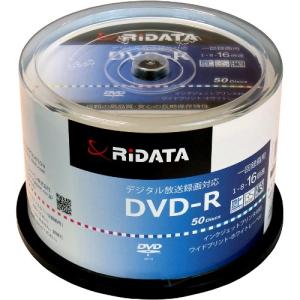 DVD-R 50枚 おすすめ  RiDATA DVD-R 録画用 16倍速 50枚入 スピンドル D-RCP16X.PW50RD D｜mono-pocket