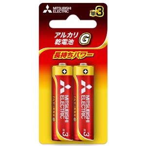 アルカリ 単3 電池 三菱 乾電池  おすすめ ゆうパケット対応 三菱 単3形 アルカリ乾電池 2本...