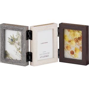 LADONNA（ラドンナ） フォトフレーム 3面 L判 卓上 おしゃれ 写真立て