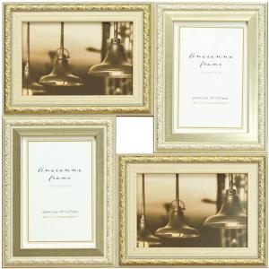 LADONNA フォトフレーム 4面 L判 壁掛け 卓上 おしゃれ 写真立て