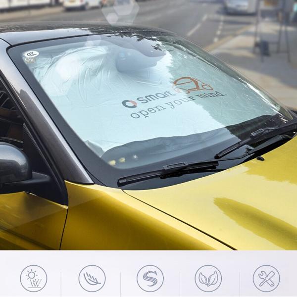 車 サンシェード 折りたたみ サンルーフ スマート フォーフォー フォーツー 453 451 450...