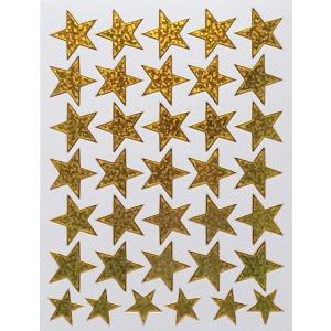 きらきらシール 星 ゴールド 30＋6　