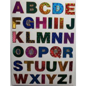 きらきらシール　アルファベット　002