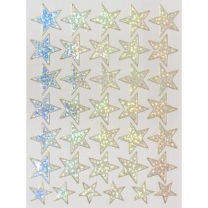 きらきらシール　星　シルバー　30＋6　