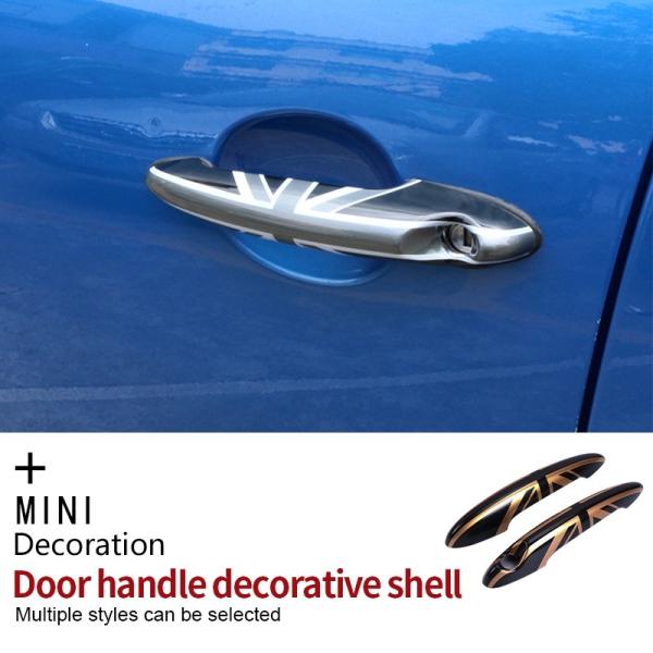 BMW MINI Cooper ドアハンドル カバー プロテクター 外装 ステッカー アクセサリー ...
