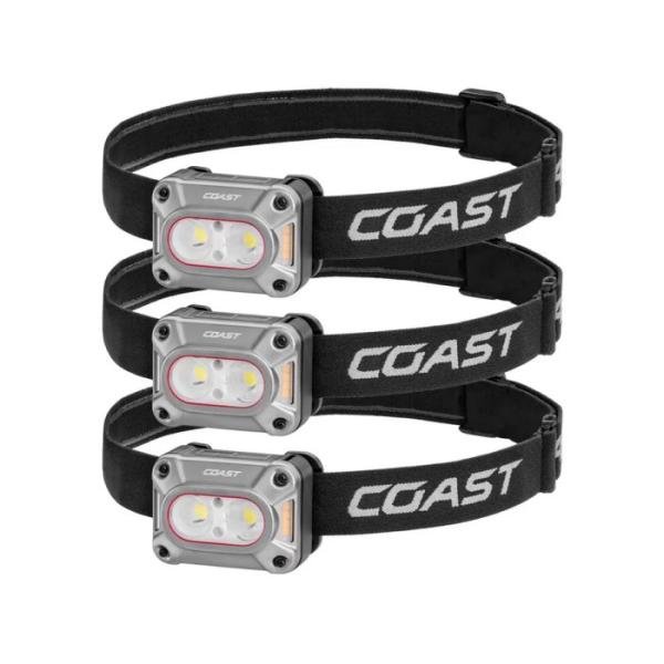 COAST コースト 1000ルーメン ヘッドランプ 【3個セット】