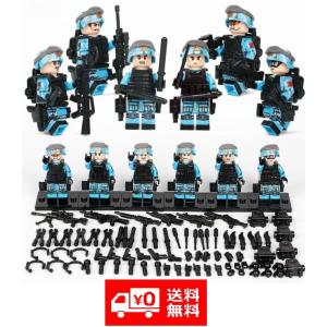 MOC LEGO レゴ ブロック 互換 ARMY ロシア軍特殊部隊 アンチテロ部隊 カスタム ミニフィグ 6体セット 大量武器・装備・兵器付き｜monobase2021