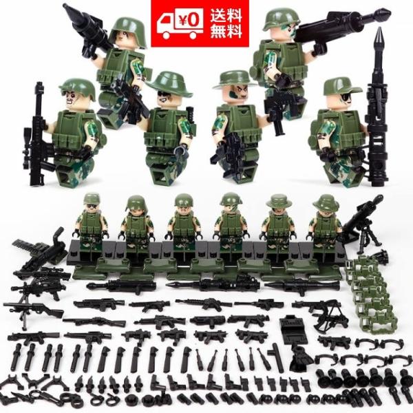 MOC LEGO レゴ ブロック 互換 ARMY WW2 ロシア軍特殊部隊 ジャングル戦 カスタム ...