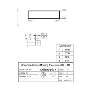 0.91インチ IIC I2C シリアルOLE...の詳細画像5