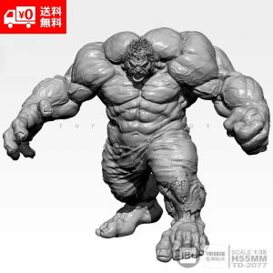 55mm マーベル 超人ハルク 未塗装 レジン製 組み立て キット フィギュア ガレージキット｜monobase2021