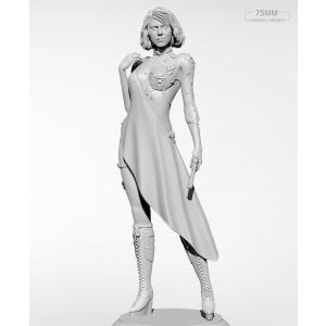 1/35 金髪 ブロンドヘアの美少女 レジン製 組み立て キット フィギュア