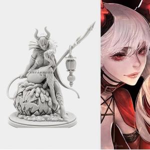 女神シリーズ 1/48 女海賊 戦士 レジン フィギュア 美少女
