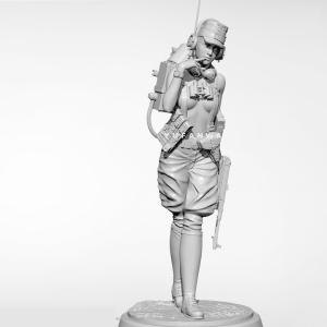 1/6　未塗装 未組立　フィギュア　ガレージキット 【 魔女のガンスリンガー 】 1/6 未塗装 未組立 フィギュア ガレージキット 【 魔女のガン