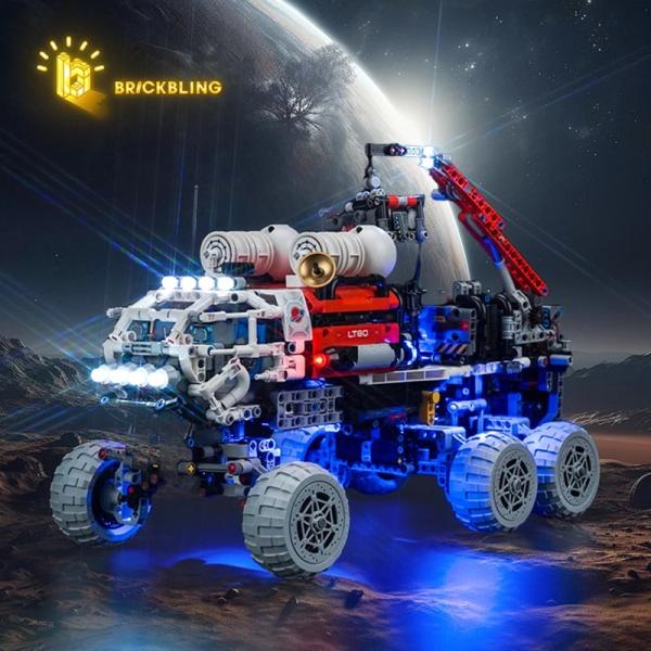 MOC LEGO レゴ 42180 互換 42180 テクニック 有人火星探査ローバー LED ライ...