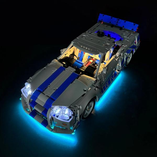 MOC LEGO レゴ 42210 互換 テクニック ワイルド・スピード 日産スカイラインGT-R ...