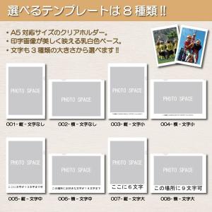 クリアホルダー クリアファイル 名入れ A5 ...の詳細画像2