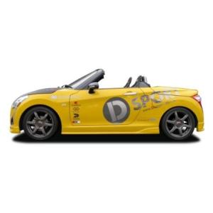 DSPORT コペン サイドスカート ダイハツ コペン ROBE ローブ (LA400K) 用 1台...
