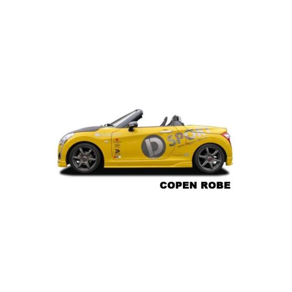 DSPORT コペン サイドスカート 未塗装 ダイハツ コペン ROBE ローブ / CERO セロ...