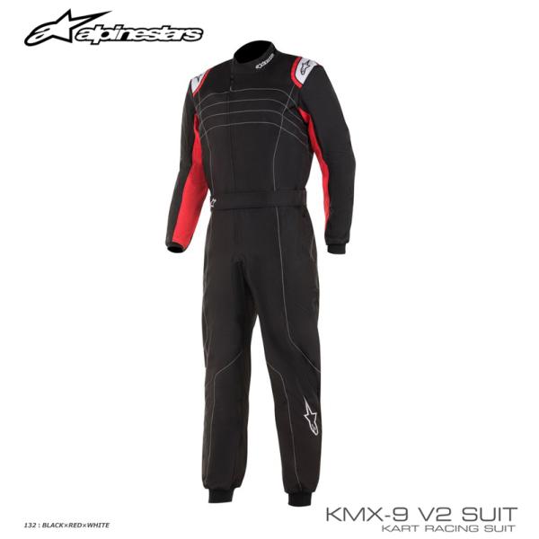 2019-23モデル アルパインスターズ KMX-9 v2 SUIT ブラック×レッド×ホワイト レ...