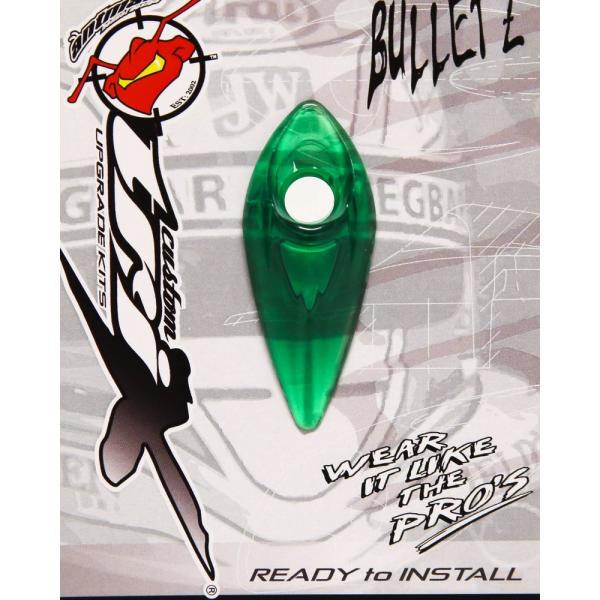 ANTMAN CUSTOM BULLETZ クリアー ヘルメットダクト GREEN（グリーン）