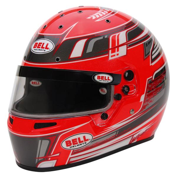 BELL RACING KC7-CMR CHAMPION レッド×アンスラサイト SNELL-FIA...