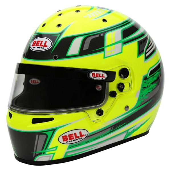 BELL RACING KC7-CMR CHAMPION イエロー×アンスラサイト SNELL-FI...