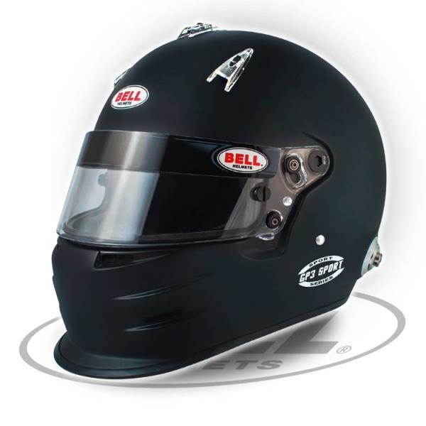 BELL RACING ヘルメット GP3 SPORTS マットブラック HANSクリップ付き FI...
