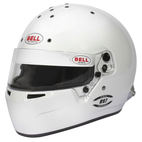 BELL RACING RS7 PRO グロスホワイト HANSクリップ装備 FIA8859-202...
