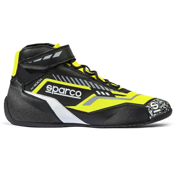 SPARCO スパルコ K-ROCK レーシングシューズ イエロー×ブラック レーシングカート・走行...