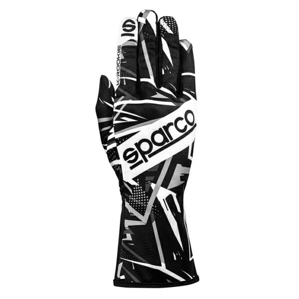 SPARCO スパルコ K-ROOKIE GLOVE ブラック×ホワイト レーシンググローブ レーシ...