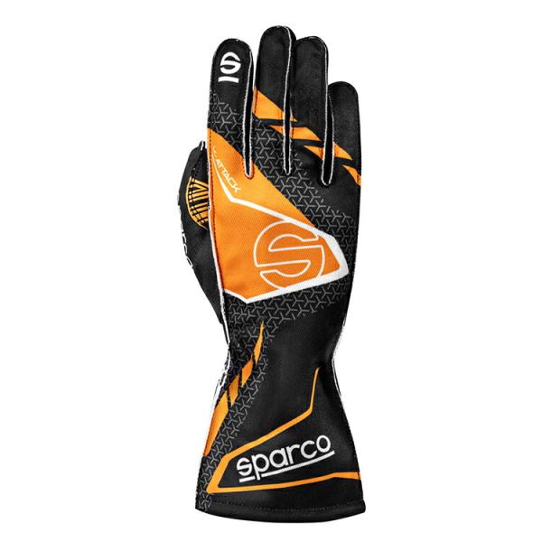 SPARCO スパルコ K-ATTACK GLOVE オレンジ×ブラック レーシンググローブ レーシ...