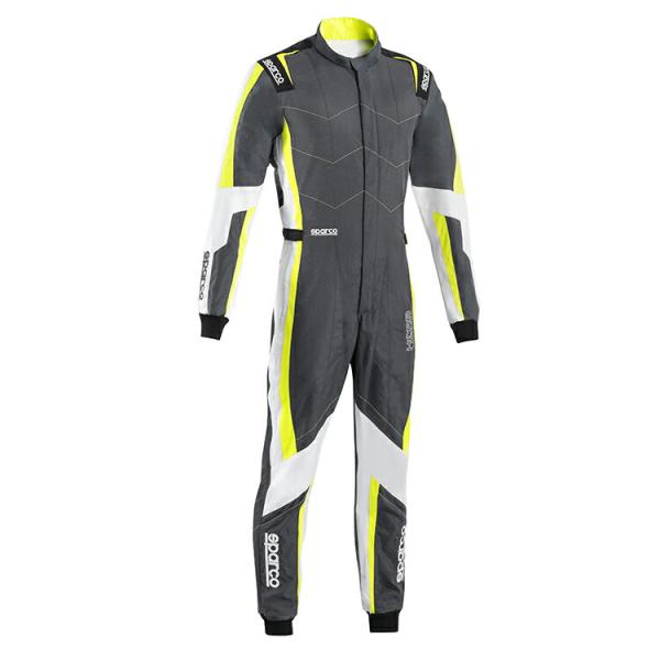 SPARCO スパルコ KERB ADVANCED レーシングスーツ グレー×イエロー FIA887...