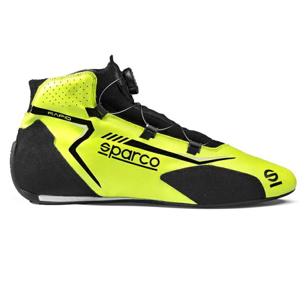SPARCO スパルコ RAPID ROTOR レーシングシューズ イエロー×ブラック FIA885...