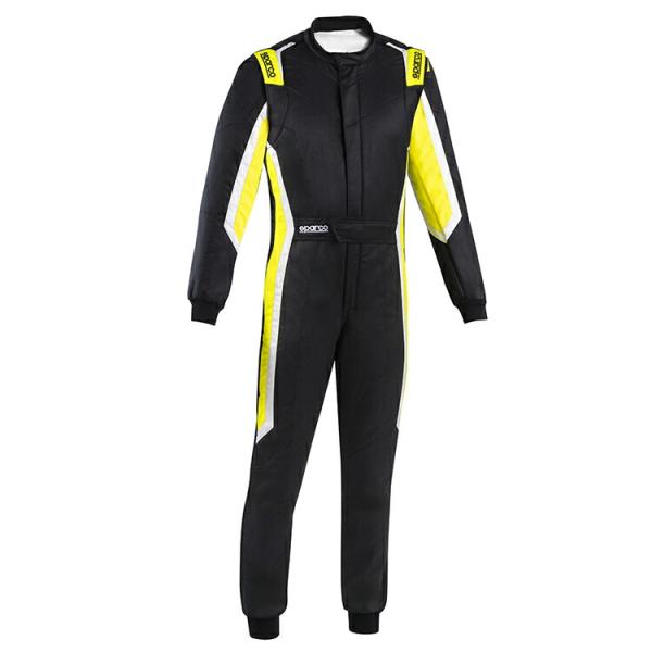 在庫限り：SPARCO スパルコ SPRINT PRO レーシングスーツ ブラック×イエロー FIA...
