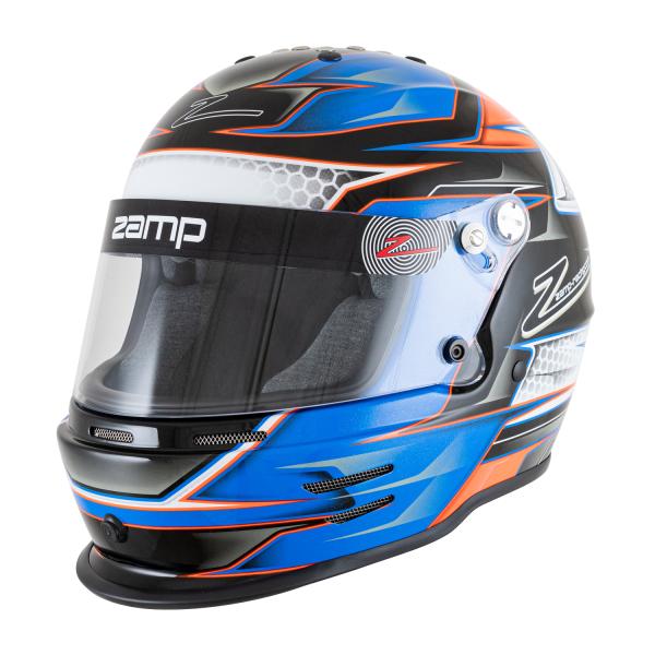 Zamp Helmet RZ-42Y Youth Snell CMR2016規格 Orange/Bl...