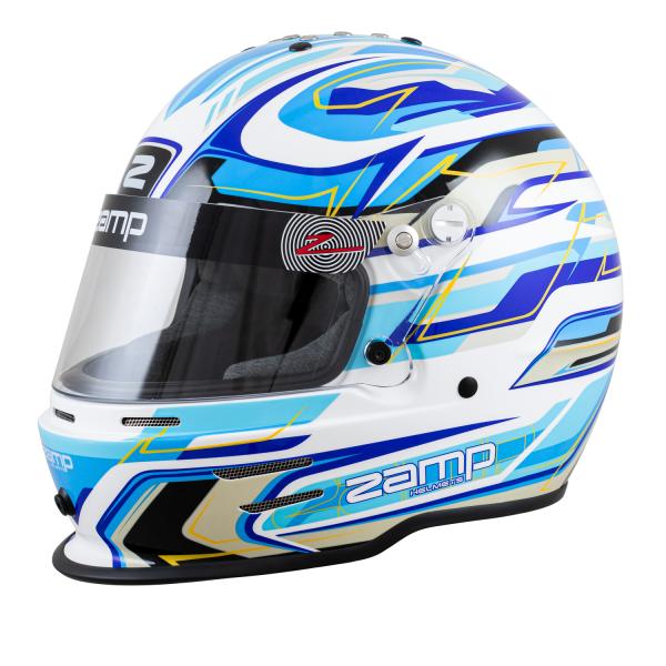 Zamp Helmet RZ-42Y Youth Snell CMR2016規格 White/Blu...