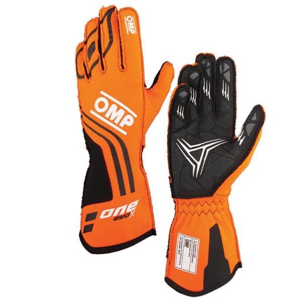 OMP ONE EVO-X GLOVE オレンジ(096) レーシンググローブ FIA公認8856-...