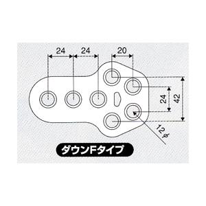 JURAN マフラーリング Fタイプ(ダウンタイプ) ブラック 1ヶ入り