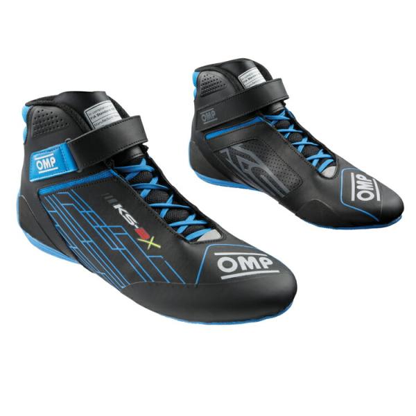 2026 NEWモデル！ OMP KS-2X FIA SHOES ブラック×シアン(275) レーシ...