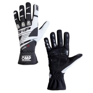 OMP KS-3 GLOVE ブラック×ホワイト レーシンググローブ レーシングカート・走行会用 (KK02743E076)｜monocolle