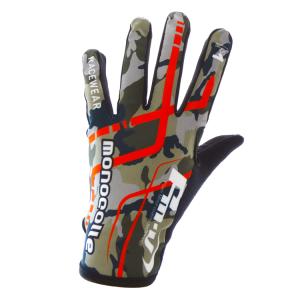 monocolle×MARINA ゲーミンググローブ CAMO(迷彩)×レッド シミュレーター