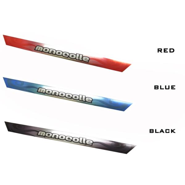 monocolle モノコレ STILO オリジナルバイザーステッカー CHROME KNIFE ク...