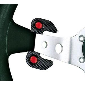 OMP ステアリング プレート OD0-2029 カーボン 2ボタン用 ボタン付き (OD0-202...