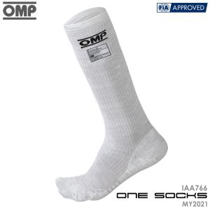 OMP インナーウエア ONE SOCKS MY2021 ソックス ホワイト FIA8856-2018公認 (IAA766020) アンダーウェア｜monocolle