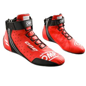 OMP 赤 レーシングシューズ ハイカット26cm OMP ONE EVO X SHOES ネイビーブルー (244) レーシングシューズ FIA