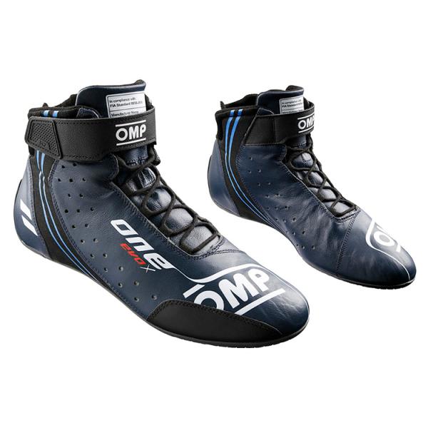 OMP ONE EVO X SHOES ネイビーブルー (244) レーシングシューズ FIA公認8...