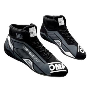 OMP SPORT SHOES MY2022 ブラック×ホワイト(076) レーシングシューズ FIA8856-2018公認 (IC/829076)｜monocolle