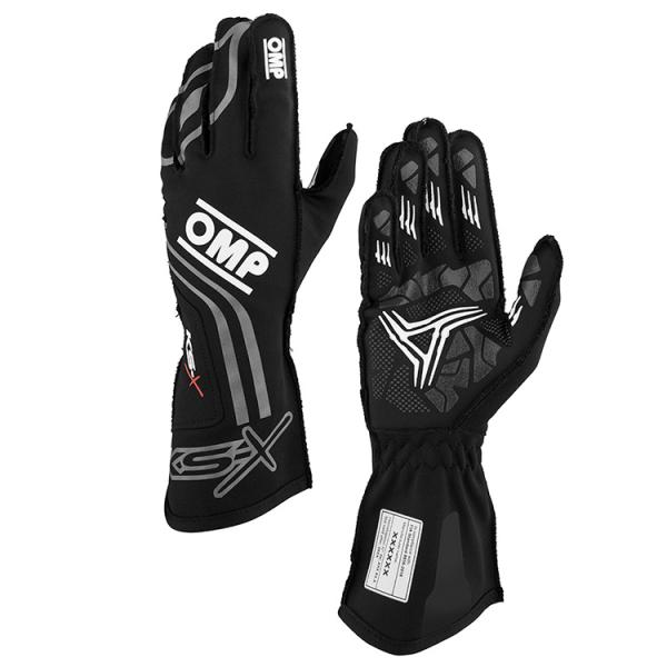 2024NEWモデル！OMP KS-X GLOVE ブラック レーシンググローブ レーシングカート用...