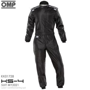 OMP KS-4 SUIT MY2021 ブラック(071) レーシングスーツ レーシングカート・走...